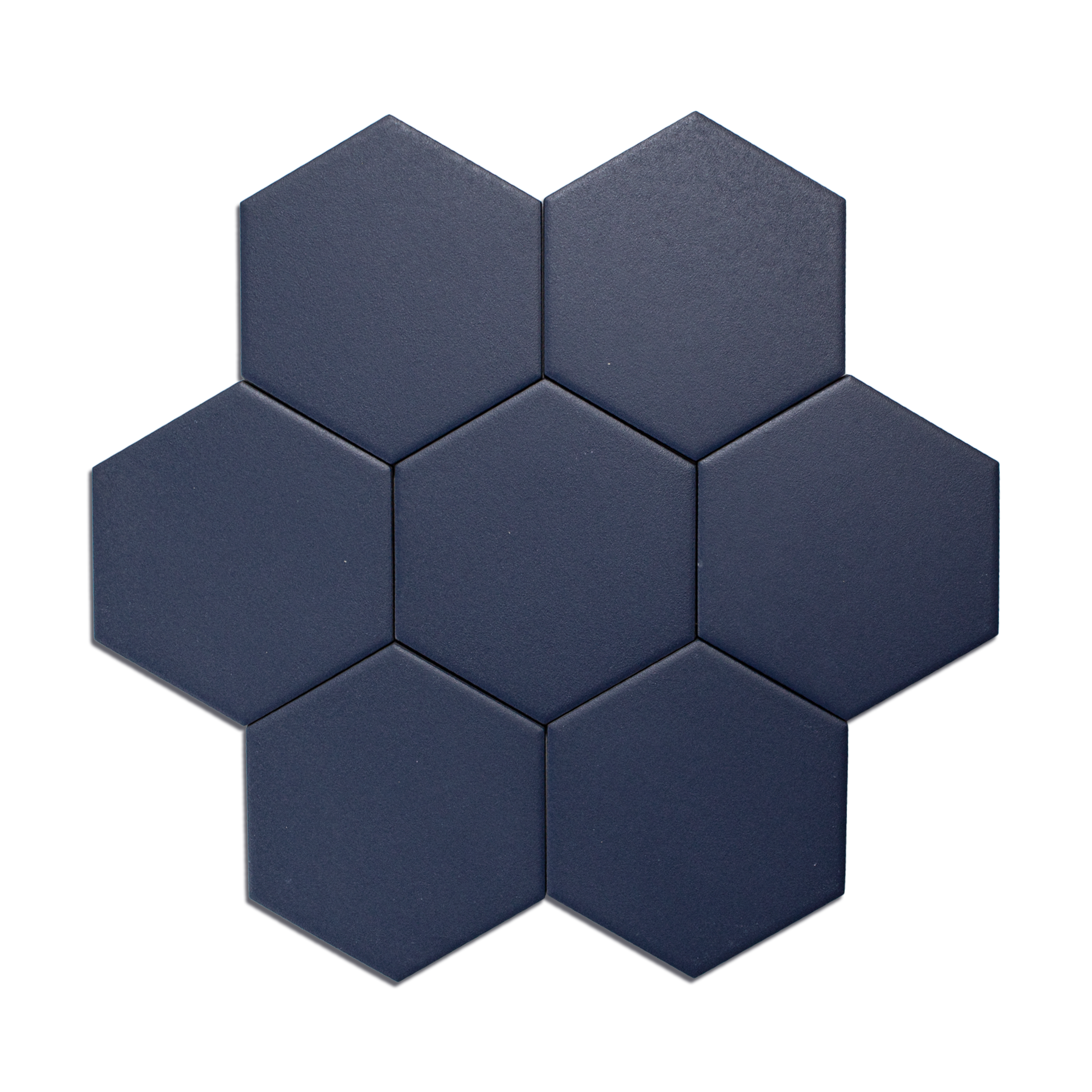 Pastello Hexagon Denim Blue Tile