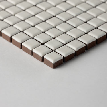 Quadrati Piccoli | Alabaster 1/2x1/2" Square Matte Mosaic Tile