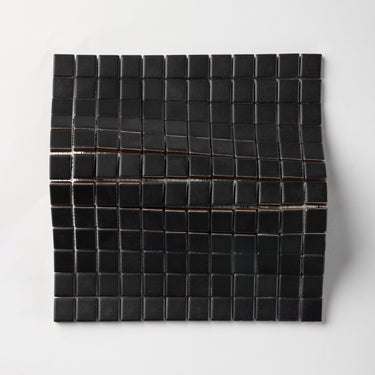 Quadrati Mezzo | Limousine Leather 1x1" Square Matte Mosaic Tile