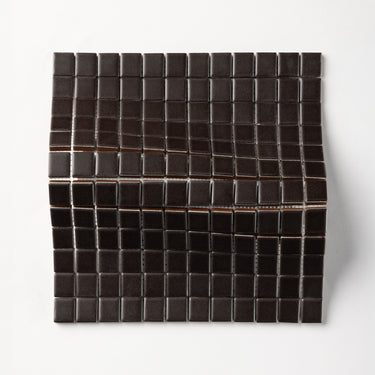 Quadrati Mezzo | Mississippi Mud 1x1" Square Matte Mosaic Tile
