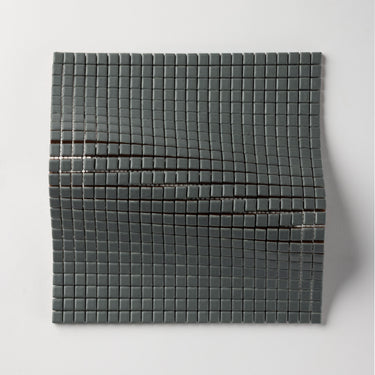 Quadrati Piccoli | Grey Shingle 1/2x1/2" Square Matte Mosaic Tile