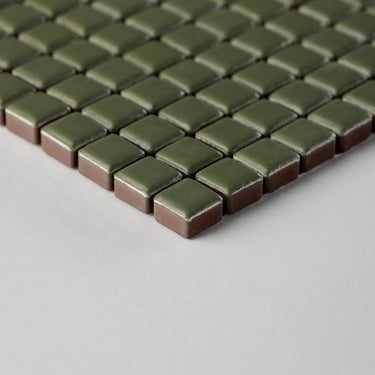 Quadrati Piccoli | Scottish Green 1/2x1/2" Square Matte Mosaic Tile