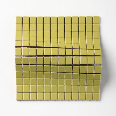Quadrati Mezzo | Granny Smith 1x1" Square Matte Mosaic Tile