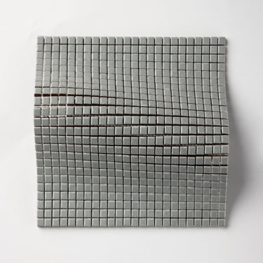 Quadrati Piccoli | Dusty Chrome 1/2x1/2" Square Matte Mosaic Tile