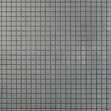 Quadrati Mezzo | Dusty Chrome 1x1" Square Matte Mosaic Tile