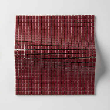 Quadrati Piccoli | Cranberry 1/2x1/2" Square Matte Mosaic Tile