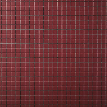 Quadrati Mezzo | Cranberry 1x1" Square Matte Mosaic Tile