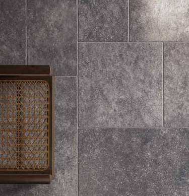 Flemish Bluestone 12x12 Tumbled Grip Porcelain Tile