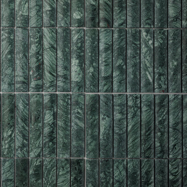 Bamboo Verde Alpi Marble Honed Mosaic Tile
