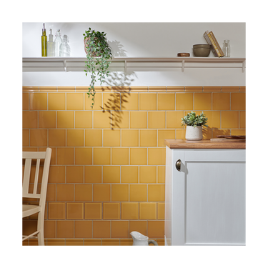 6x6 Block Goldenrod Ceramic tile