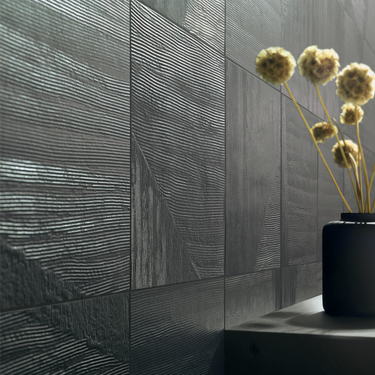 Stela Sable Black Porcelain Tile