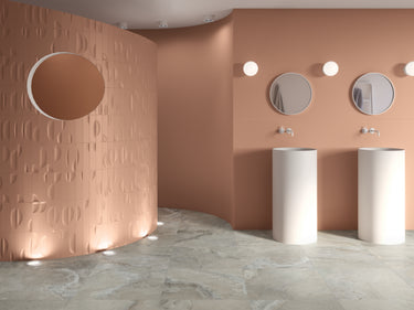 Fasi-Lunari 2.5X10 Base Cotto Ceramic Tile