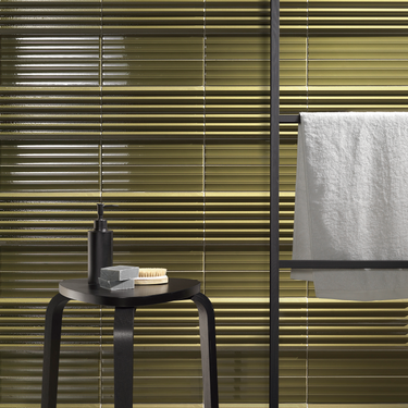 Relief Olive Drab Green 3D Ceramic Tile