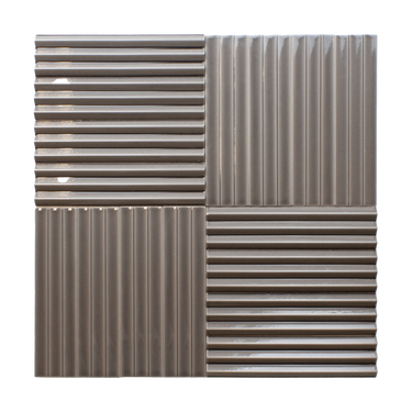 Relief Slate Grey Flat Ceramic Tile