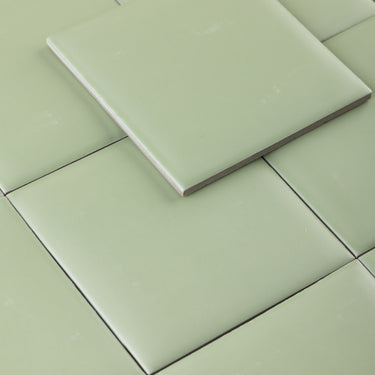 Biscotti 4.5x4.5 Matcha Green Matte Porcelain Tile