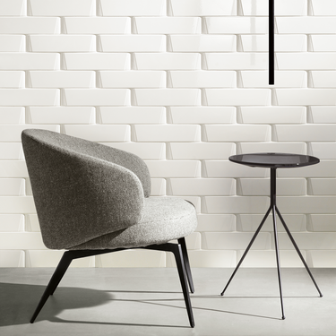 Arcuato Swan White Glossy Ceramic Tile