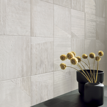 Stela Parchment White Porcelain Tile
